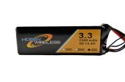 Hobby Wireless 3300mAh 14.8v 4S 35C Lipo Battery (XT-60) (image for) Hobby Wireless 3300mAh 14.8v 4S 35C Lipo Battery (XT-60)