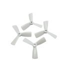 DAL 3045 Tri Blade Bull Nose Set of 4 (2CW + 2CCW) (White T3045 BN) (image for) DAL 3045 Tri Blade Bull Nose Set of 4 (2CW + 2CCW) (White T3045 BN)