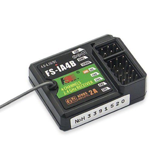 (image for) FlySky FS-iA4B Receiver 4CH 2.4G AFHDS 2A Telemetry Receiver - FLY SKY
