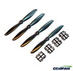 (image for) Gemfan 6x3 Black 4 Piece Propeller Set (CW)