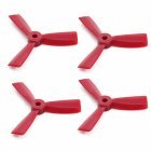 DAL 3045 Tri Blade Bull Nose Set of 4 (2CW + 2CCW) (Red T3045 BN) (image for) DAL 3045 Tri Blade Bull Nose Set of 4 (2CW + 2CCW) (Red T3045 BN)