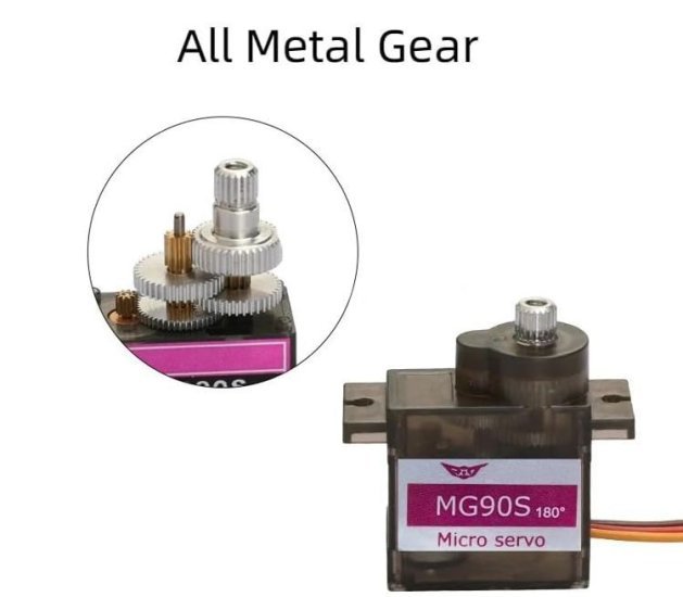 Pro MG-90 Mini 9g Metal Gear Servo