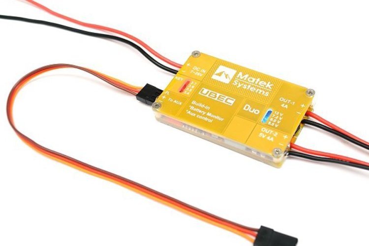 Modal Additional Images for UBEC DUO MULTI OUTPUT VOLTAGES 5V to 12V 4AMPS - U4A2P - MATEK
