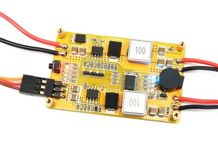 UBEC DUO MULTI OUTPUT VOLTAGES 5V to 12V 4AMPS - U4A2P - MATEK